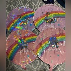 Helium balloon bundle for balloon bouquet, new unicorn/swan